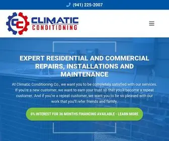 Climaticconditioning.com(Climatic Conditioning Co) Screenshot