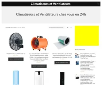 Climatiseurs-ET-Ventilateurs.com(Climatiseurs et Ventilateurs) Screenshot