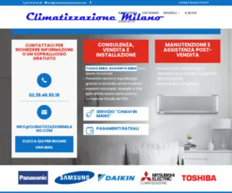 Climatizzazionemilano.com(Climatizzazione Milano) Screenshot