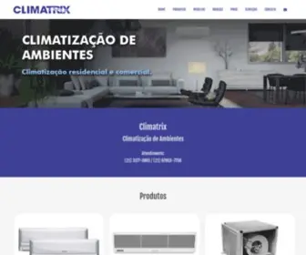 Climatrix.com.br(Home) Screenshot