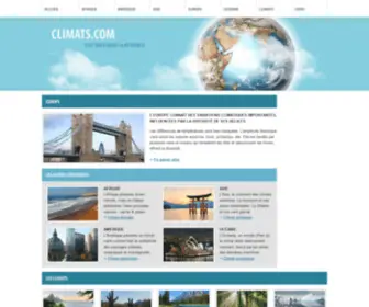 Climats.com(CLIMATS DU MONDE) Screenshot