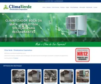 Climaverde.com.br(Clima Verde) Screenshot