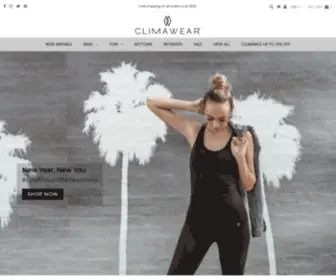 Climawear.com(Yoga Clothes) Screenshot