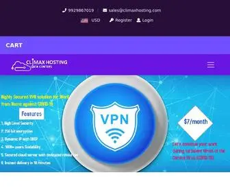 Climaxhosting.com(GPU Server) Screenshot