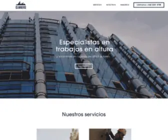 Climbers.cl(Especialistas en trabajo vertical. Conoce más sobre nuestrás áreas) Screenshot