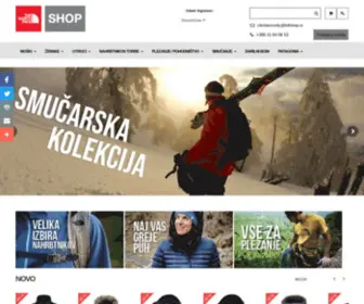 Climbersonly.net(The North Face Slovenija) Screenshot
