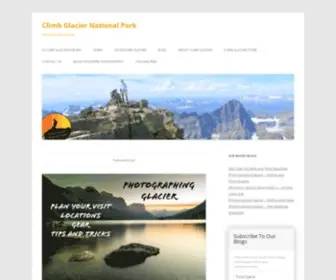 Climbglacier.com(Climb Glacier National Park) Screenshot