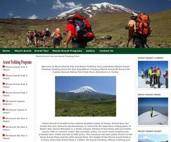 Climbingararat.com(MOUNT ARARAT TREK Climbing Ararat Mountain Trekking Tours) Screenshot