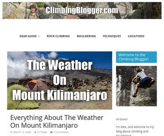 Climbingblogger.com(Climbing & Bouldering Tips) Screenshot