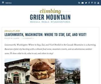 Climbinggriermountain.com(Climbing Grier Mountain) Screenshot