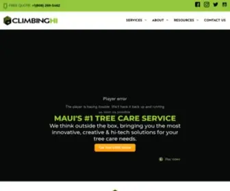 Climbinghimaui.com(ClimbingHI Maui's #1 Tree Company) Screenshot