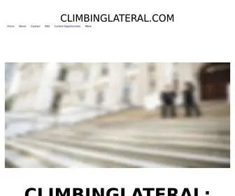Climbinglateral.com(Climbinglateral) Screenshot