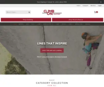 Climbonsquamish.com(Climb On Equipment) Screenshot