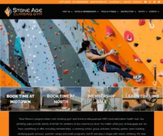 Climbstoneage.com(Stone Age Climbing Gym) Screenshot