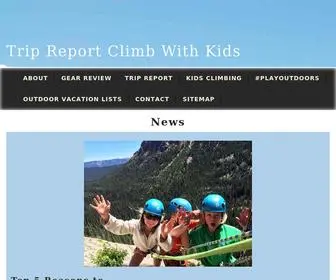 Climbwithkids.com(Trip Report Climb With Kids) Screenshot