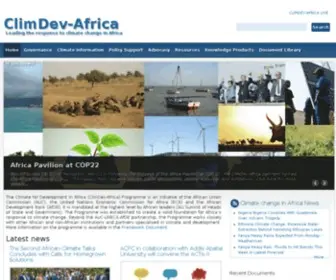 Climdev-Africa.org(Climdev Africa) Screenshot