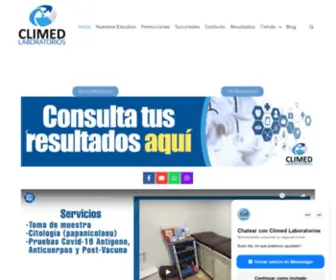 Climed.com.mx(Dedicados a Tí) Screenshot