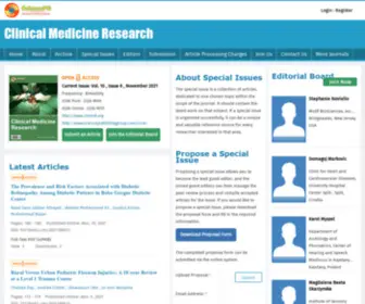 Climedi.org(Clinical Medicine Research) Screenshot