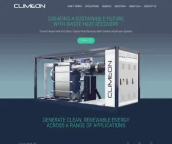Climeon.com(Turning heat into clean electricity) Screenshot