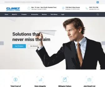 Climet.com(Climet Instruments Company) Screenshot