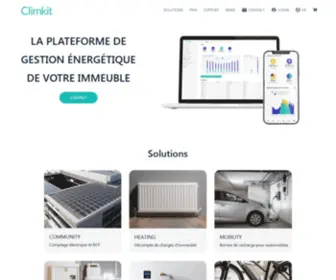Climkit.io(La plateforme de gestion énergétique de votre immeuble) Screenshot