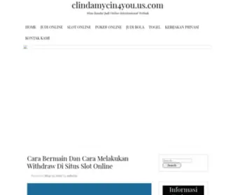 Clindamycin4You.us.com(Cosmetic Surgery Blog) Screenshot