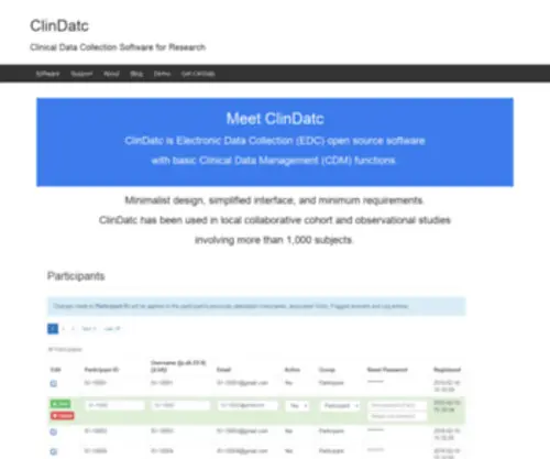 Clindatc.com(S-PRESTO) Screenshot