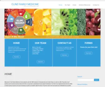 Clinefamilymedicine.com(Executive Level Medical Care) Screenshot