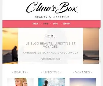 Clinesbox.com(Beauty & Lifestyle made in Normandie) Screenshot