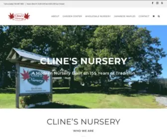 Clinesnursery.com(Cline’s Nursery) Screenshot