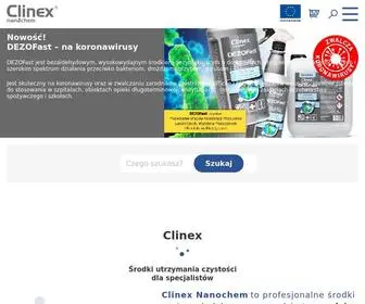 Clinex.com.pl(Profesjonalne środki utrzymania czystości) Screenshot
