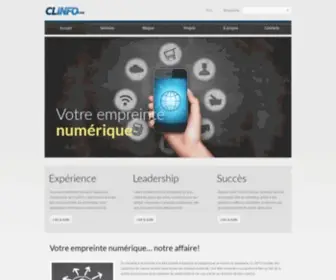 Clinfo.com(Agence web marketing) Screenshot