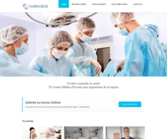 Clinica-Delta.com.ar(CLINICA DELTA CAMPANA) Screenshot