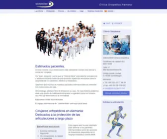 Clinica-Ortopedica-Alemana.com(Clinica Ortopedica Alemana) Screenshot