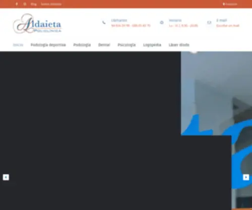 Clinicaaldaieta.com(Clinica) Screenshot