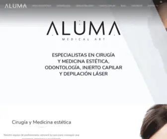 Clinicaaluma.com(Aluma Medical Art) Screenshot