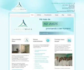 Clinicaameliomaia.com.br(Clínica Amélio Maia) Screenshot