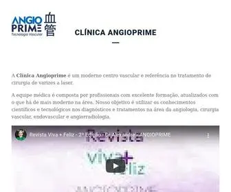 Clinicaangioprime.com.br(Clínica Angioprime) Screenshot