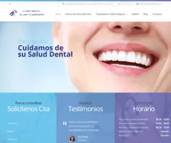 Clinicabarreiro.es(Clínica Dental Alberto Barreiro) Screenshot