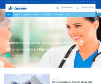 Clinicacasadelnino.com(Principal) Screenshot