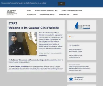 Clinicacavadas.es(Excelencia en Cirug) Screenshot