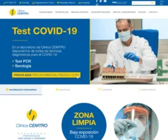 Clinicacemtro.com(Clínica) Screenshot