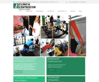 Clinicacentrocor.com.br(Centrocor) Screenshot