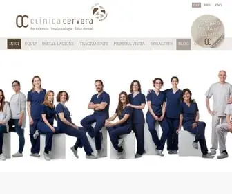 Clinicacervera.es(Clínica Cervera) Screenshot