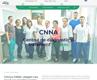 Clinicacnna.ro(Centrul de diagnostic si tratament Fagaras) Screenshot