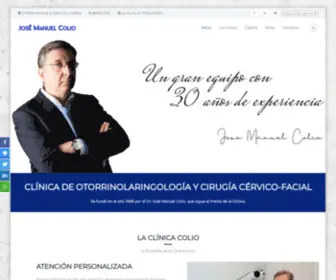 Clinicacolio.com(Clínica Colio) Screenshot