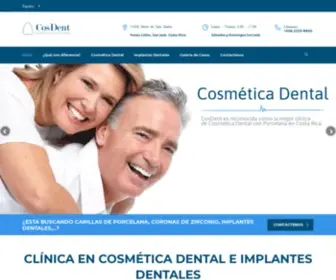 Clinicacosdent.com(Cosmética Dental e Implantes Costa Rica) Screenshot