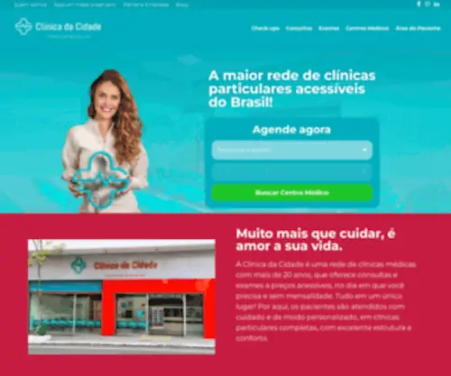 Clinicadacidade.com.br(Clínica da Cidade) Screenshot