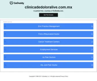 Clinicadedoloralive.com.mx(Somos Especialistas en Medicina del Dolor) Screenshot