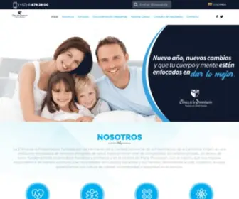 Clinicadelapresentacion.com.co(Inicio) Screenshot